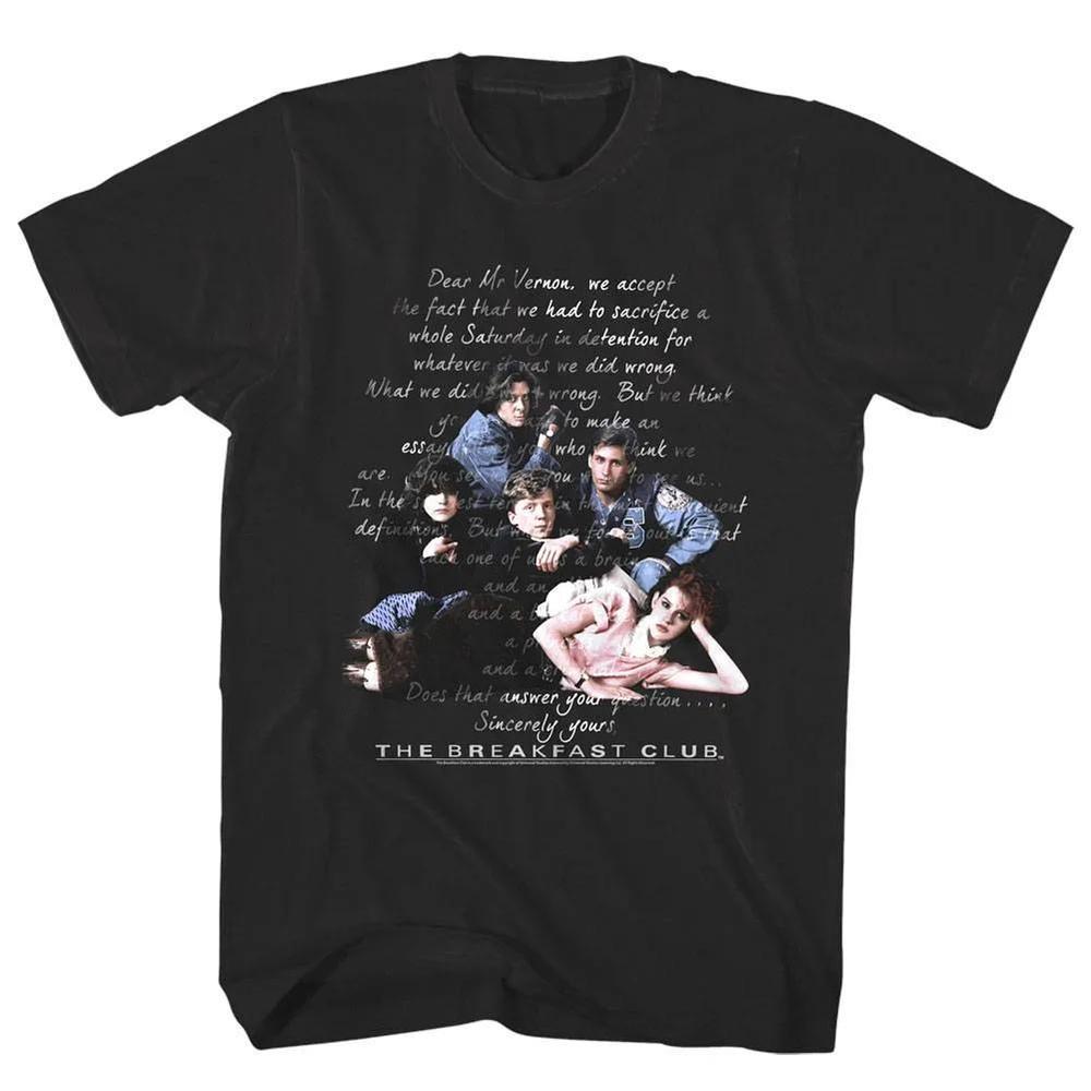 Breakfast Club Dear Mr Vernon Letter Unisex T Shirt